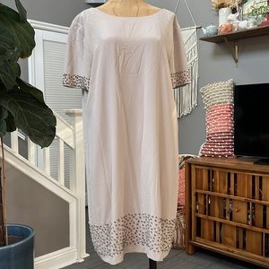 Madewell NWT Twinkle Light Shift Dress L